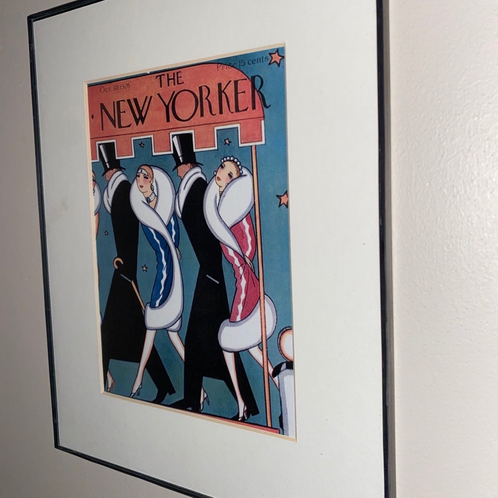 8x10 Framed vintage New Yorker cover